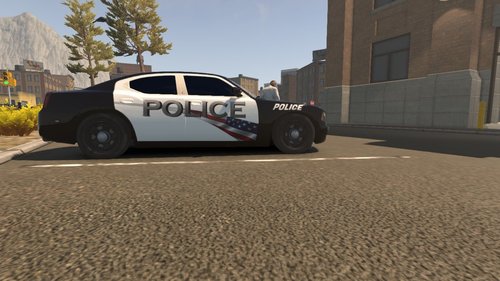 Police cars with flag - Police - FLMODS