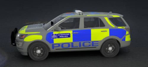 Met Police BMW X5 ARV 66 Plate Pack - Police - FLMODS