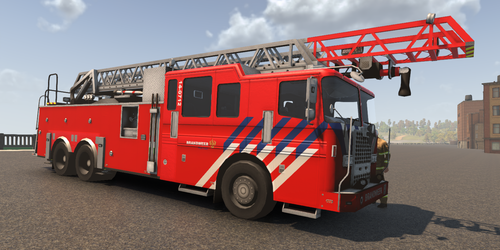 Dutch FIRE LADDER // BRANDWEER // realistic // FD // NEDERLANDS // v ...