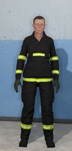 All black uniform fire Dept - Fire Department - FLMODS