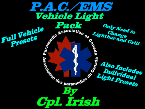 More information about "Paramedic Association of Canada Light Set Pack"