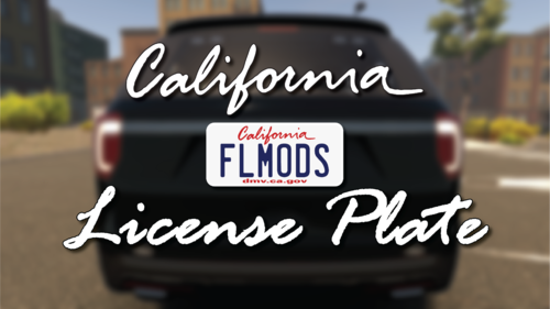 More information about "California License Plate"