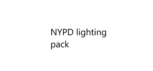 More information about "NYPD lighting package"