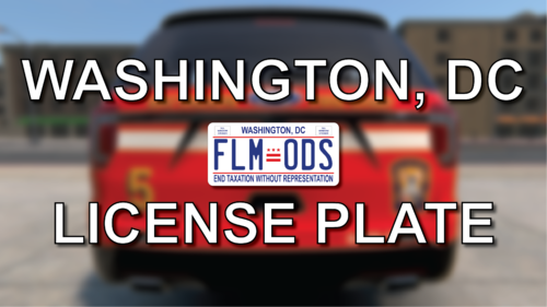More information about "Washington, DC License Plate"