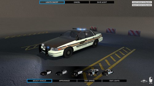 More information about "Tennessee State Trooper Ford Crown Vic  Lightbar and Slick top Pack"