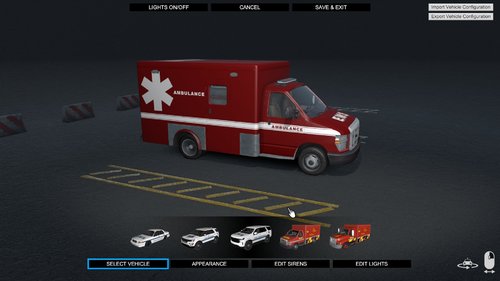 Flashing Lights Default Ford Ambulance liveries - Original Textures ...