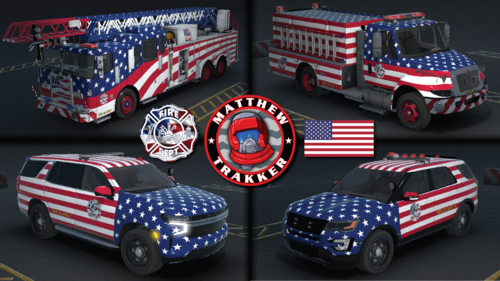 More information about "USA Themed Fire Department"