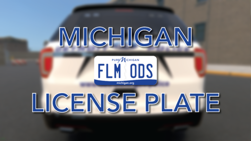 More information about "Michigan License Plate"
