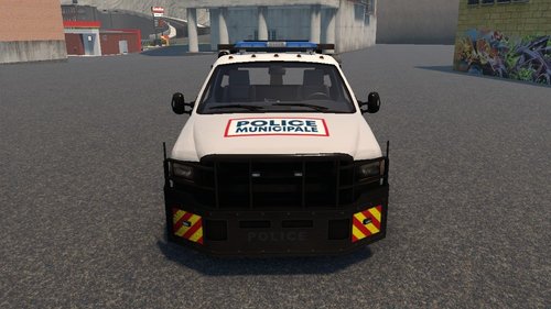 Tow truck Police municipale française - Police - FLMODS