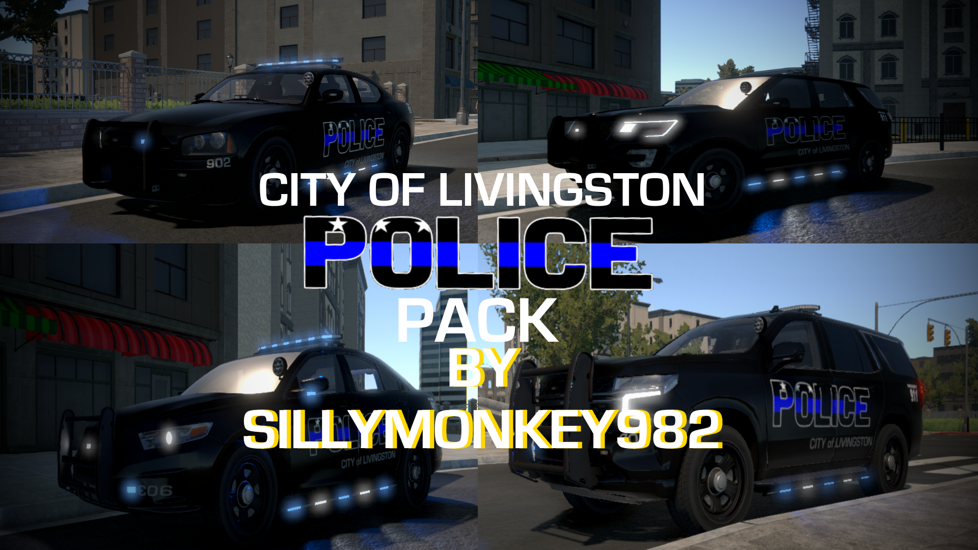 More information about "Livingston Police | Blue Lives Matter Theme + Lighting Package"