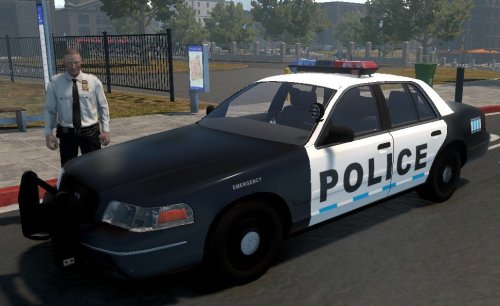 More information about "Basic Crown Victoria Black and White."