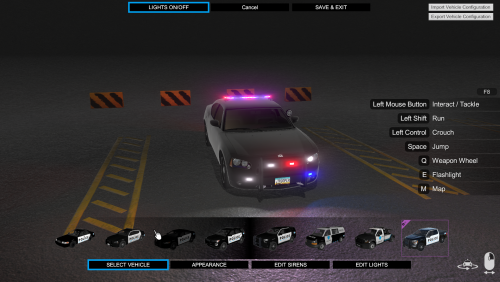 Arizona DPS Lighting for charger - Lights/Vehicle Configuration Presets ...